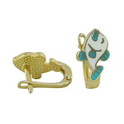 14 Ayar Altın Çocuk Küpe  -  0201006