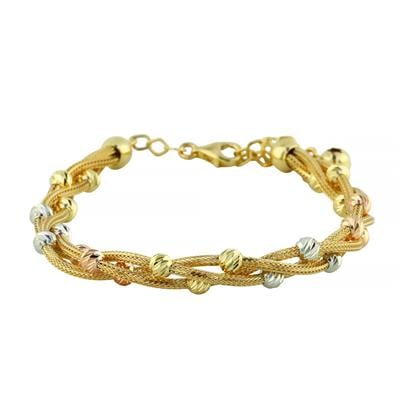 14 Ayar Altın Dorika Bileklik  -  0203047