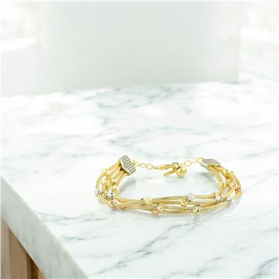 14 Ayar Altın Dorika Bileklik  -  0205175