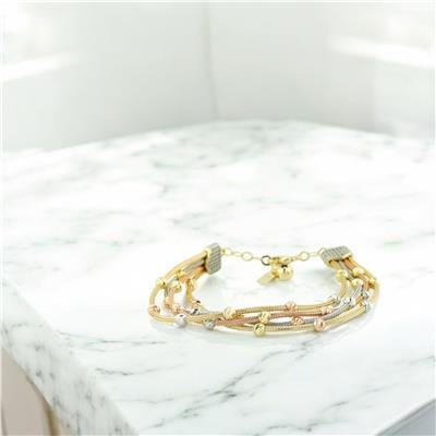 14 Ayar Altın Dorika Bileklik  -  0205176