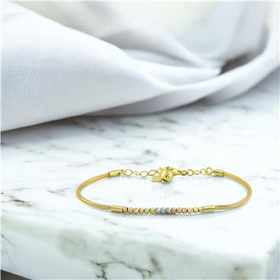 14 Ayar Altın Dorika Bileklik  -  F004575