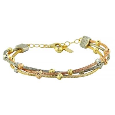 14 Ayar Altın Dorika Bileklik  -  F004582