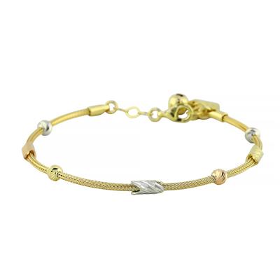 14 Ayar Altın Dorika Bileklik  -  F004586