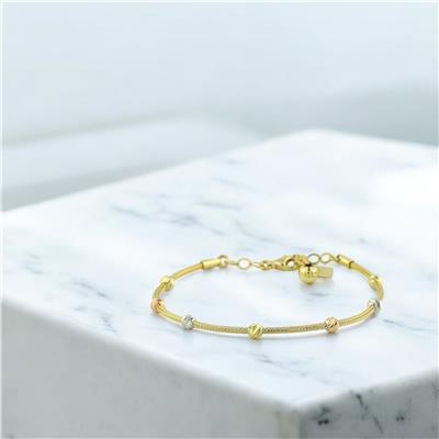 14 Ayar Altın Dorika Bileklik  -  F004587