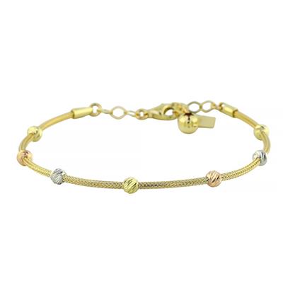 14 Ayar Altın Dorika Bileklik  -  F004587