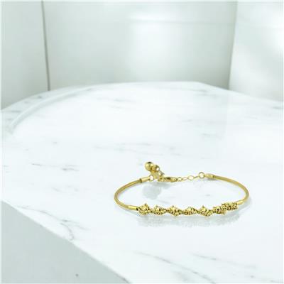 14 Ayar Altın Dorika Bileklik  -  F004593