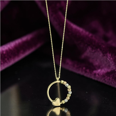 14 Ayar Altın Dorika Kolye  -  0205469