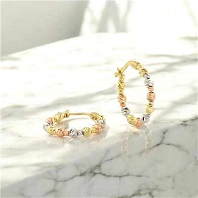 14 Ayar Altın Dorika Küpe  -  0188479