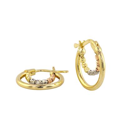 14 Ayar Altın Dorika Küpe  -  0188484