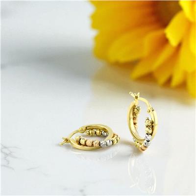 14 Ayar Altın Dorika Küpe  -  0199109