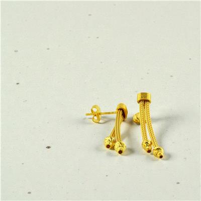 14 Ayar Altın Dorika Küpe  -  0202385