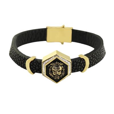 14 Ayar Altın Erkek Bileklik  -  0182129