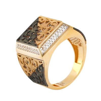 14 Ayar Altın Erkek Yüzük  -  0190614