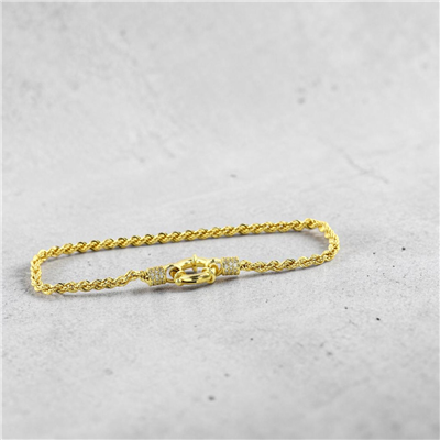 14 Ayar Altın Halat Bileklik  -  0206516