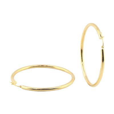 14 Ayar Altın Halka Küpe  -  0180489