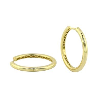 14 Ayar Altın Halka Küpe  -  0196680