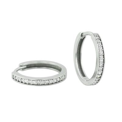 14 Ayar Altın Halka Küpe  -  0196760