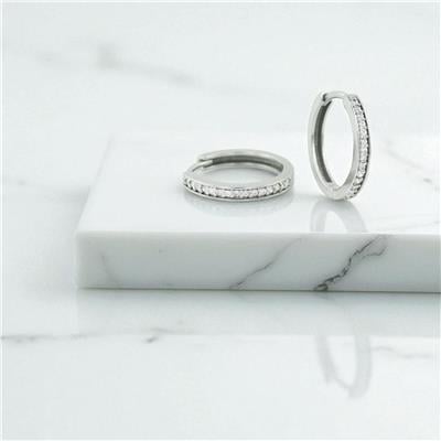 14 Ayar Altın Halka Küpe  -  0196760