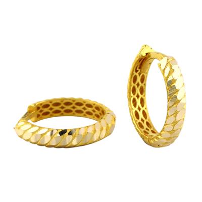 14 Ayar Altın Halka Küpe  -  0199012