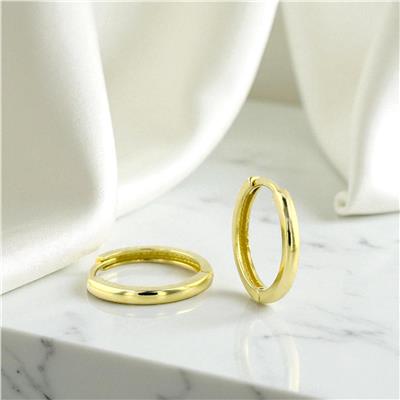 14 Ayar Altın Halka Küpe  -  0199132