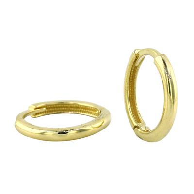 14 Ayar Altın Halka Küpe  -  0201098