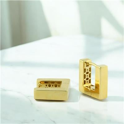 14 Ayar Altın Halka Küpe  -  0204335