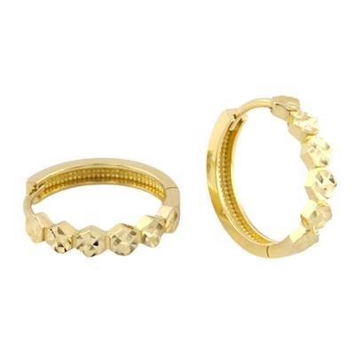 14 Ayar Altın Halka Küpe  -  F003904