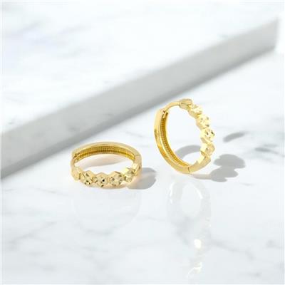 14 Ayar Altın Halka Küpe  -  F003904