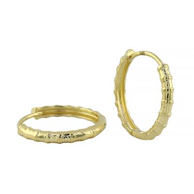 14 Ayar Altın Halka Küpe  -  F004832