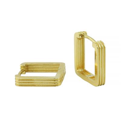 14 Ayar Altın Halka Küpe  -  F004835