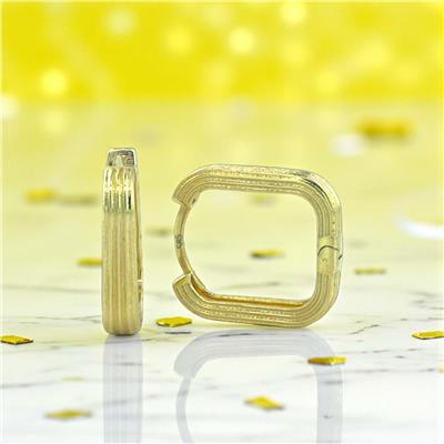 14 Ayar Altın Halka Küpe  -  KY40681