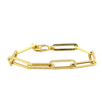 14 Ayar Altın Halloy Bileklik  -  0192573