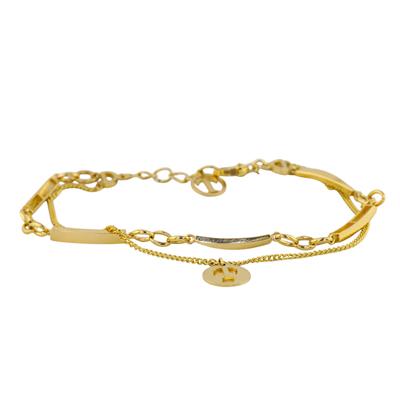 14 Ayar Altın Halloy Bileklik  -  0192584