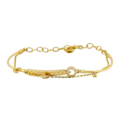 14 Ayar Altın Halloy Bileklik  -  0192585