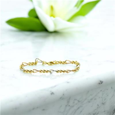 14 Ayar Altın Halloy Bileklik  -  0200897