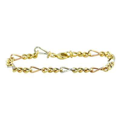 14 Ayar Altın Halloy Bileklik  -  0200897