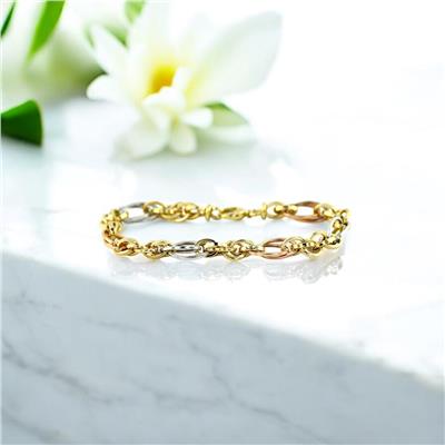 14 Ayar Altın Halloy Bileklik  -  0200902