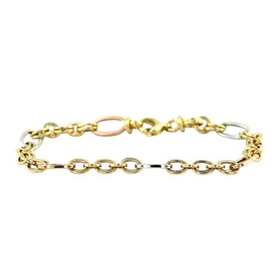 14 Ayar Altın Halloy Bileklik  -  0200903