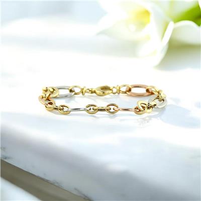 14 Ayar Altın Halloy Bileklik  -  0200906