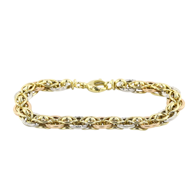 14 Ayar Altın Halloy Bileklik  -  0207143