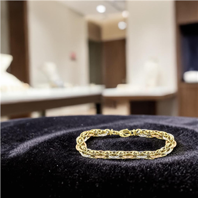 14 Ayar Altın Halloy Bileklik  -  0207143