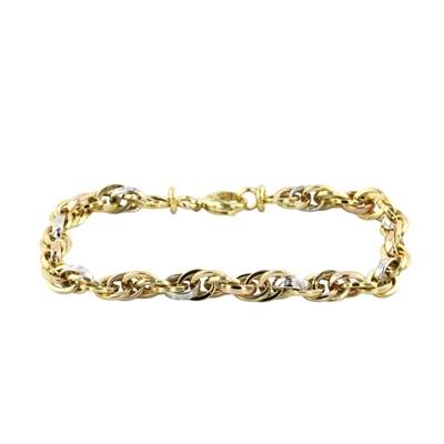 14 Ayar Altın Halloy Bileklik  -  0207188