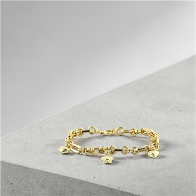 14 Ayar Altın Halloy Bileklik  -  0207190