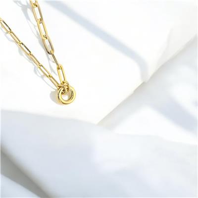 14 Ayar Altın Halloy Kolye  -  0192602