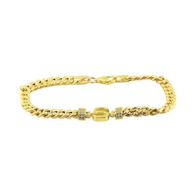 14 Ayar Altın Harfli Bileklik  -  0183991