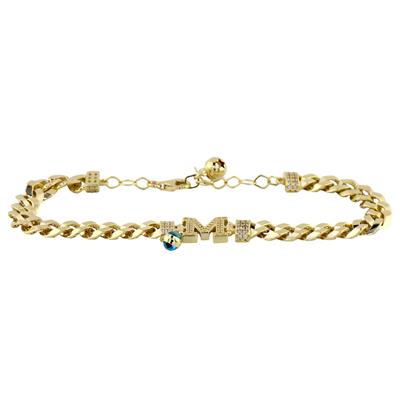 14 Ayar Altın Harfli Bileklik  -  0188394