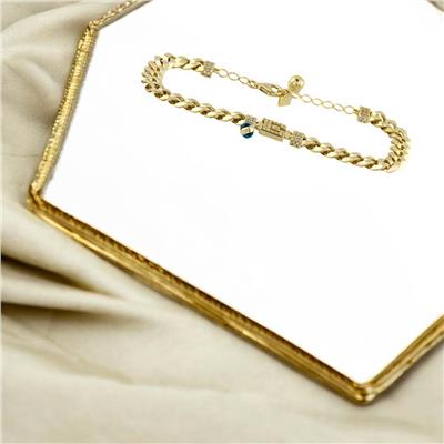 14 Ayar Altın Harfli Bileklik  -  0188397