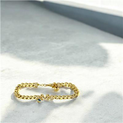 14 Ayar Altın Harfli Bileklik  -  0192632