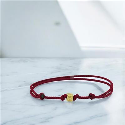 14 Ayar Altın Harfli Bileklik  -  0193744