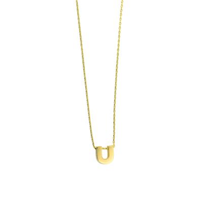 14 Ayar Altın Harfli Kolye  -  0184104